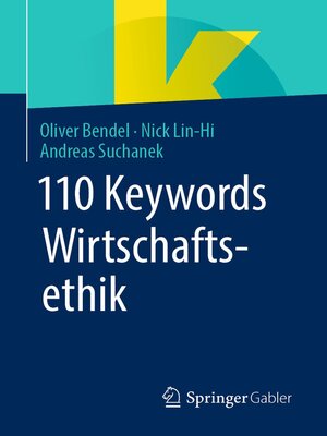 cover image of 110 Keywords Wirtschaftsethik